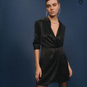 Reformation Alaine Dress in Black Size 4 - NWT